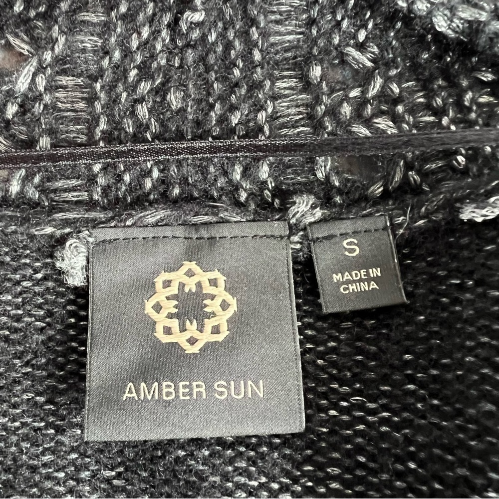 Amber Sun Open Front Cardigan Small - Picture 4 of 6